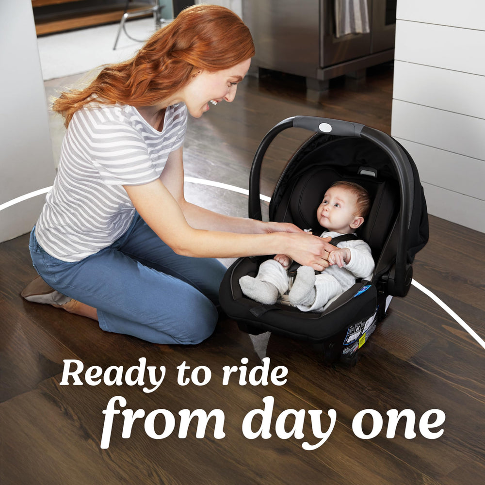 Graco SnugRide SnugFit DLX SnugLock-Install enables quick setup.