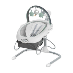 Graco Soothe-n-Sway LX Swing seat with multi-direction motion for versatile soothing.
