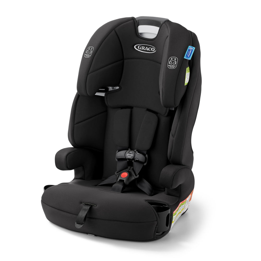 Graco Tranzitions 3-in-1 harness booster with adjustable design for growing kids.