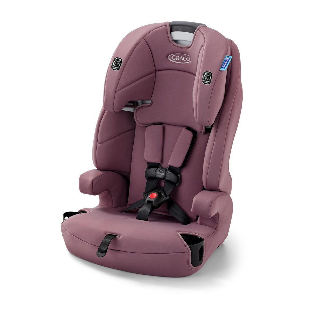 Graco Tranzitions 3-in-1 harness booster in car adapting as child grows