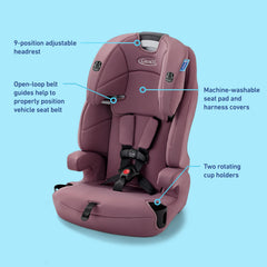 Graco Tranzitions backless booster option for travel flexibility