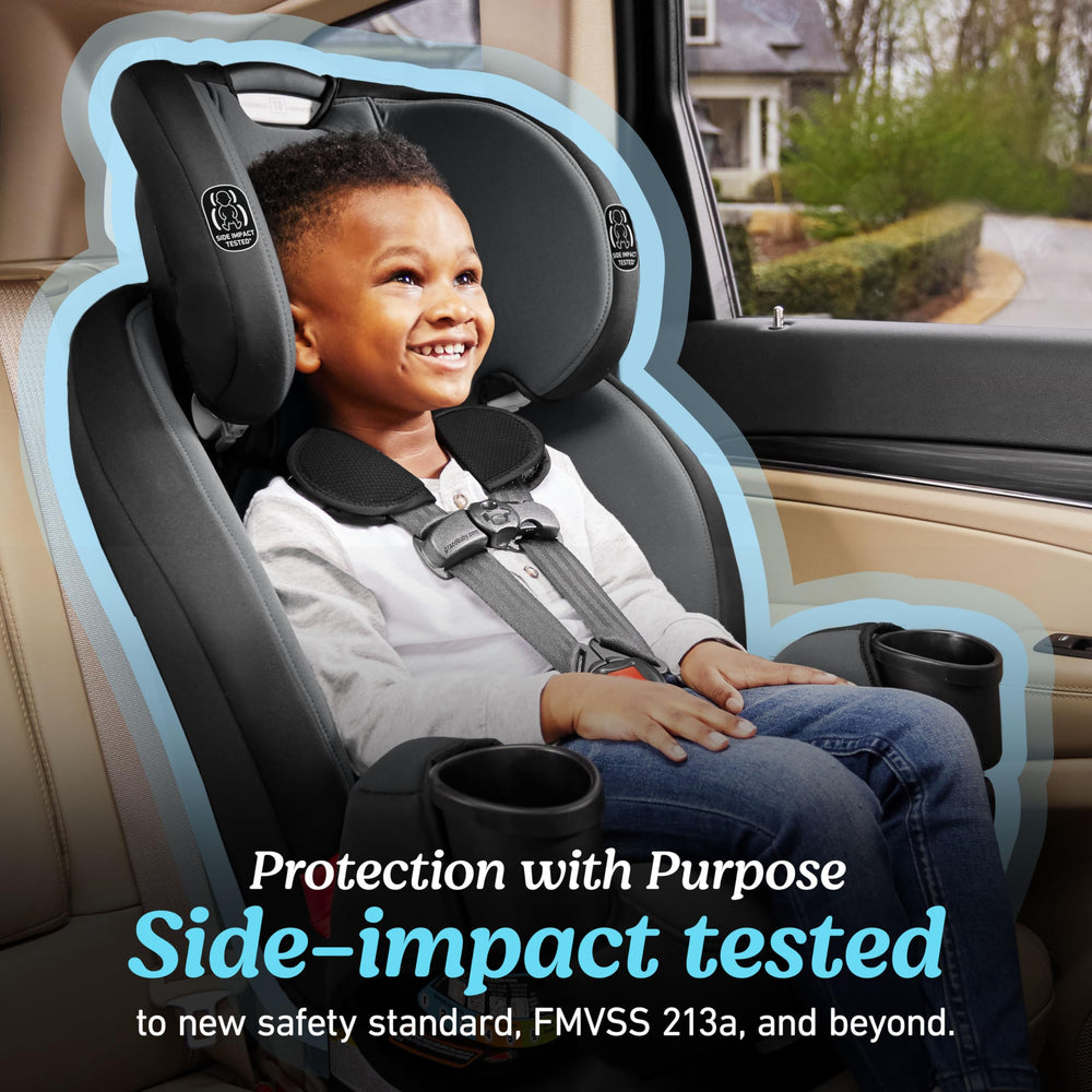 Graco TriRide 6-position recline helps comfortable installation.