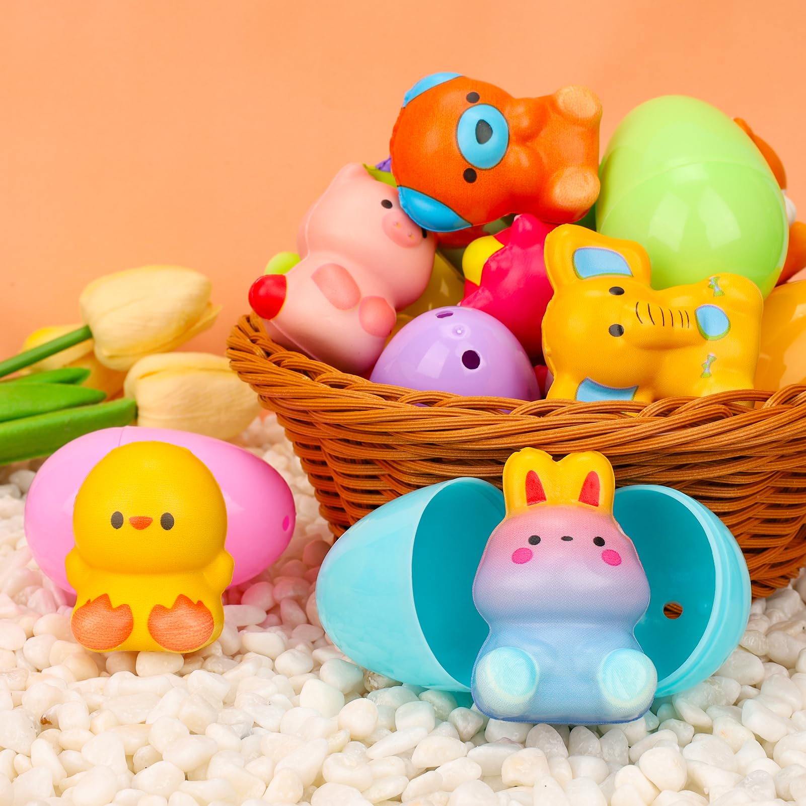 Gralima animal squishy toys inside eggs spark imaginative play