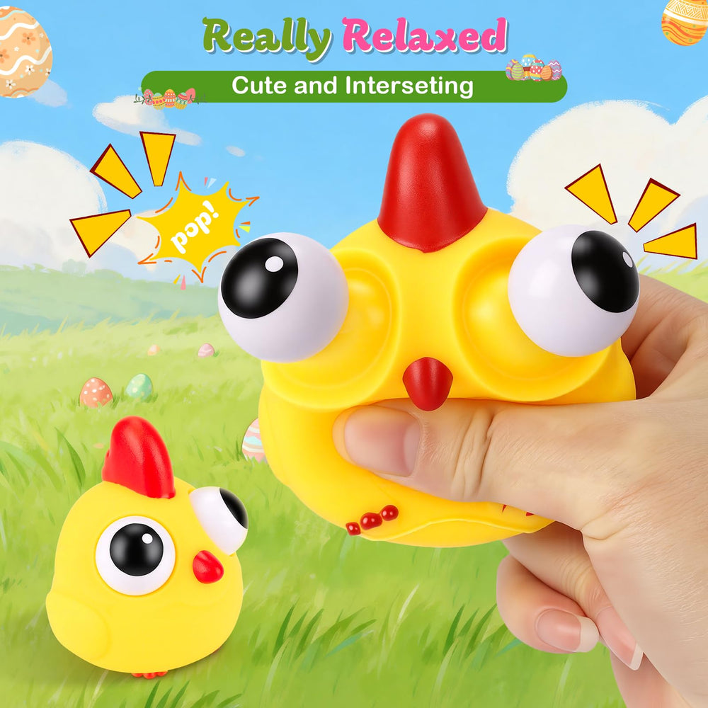 Gralima eye-pop action close-up showing animated toy surprise.