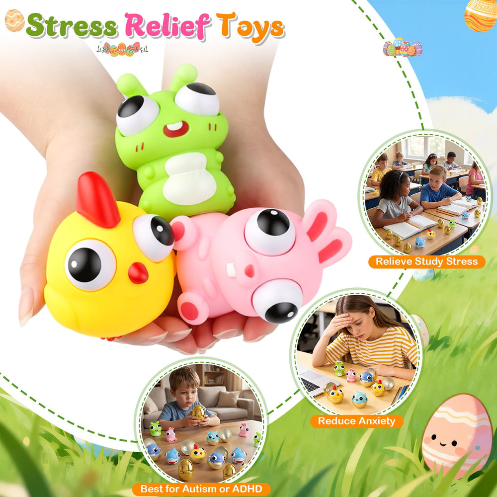 Gralima handheld eggs and toys easy for little hands.