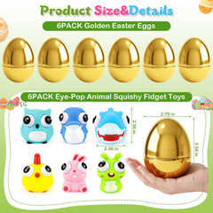 Gralima pop-eye squeeze animals with eyes that pop for interactive fun.
