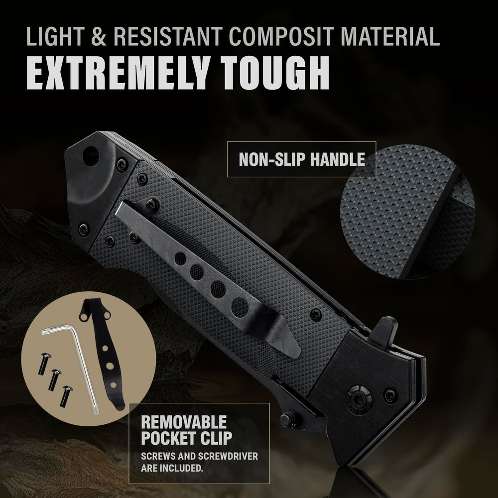 Grand Way all-in-one edc knife suitable for camping and daily tasks.
