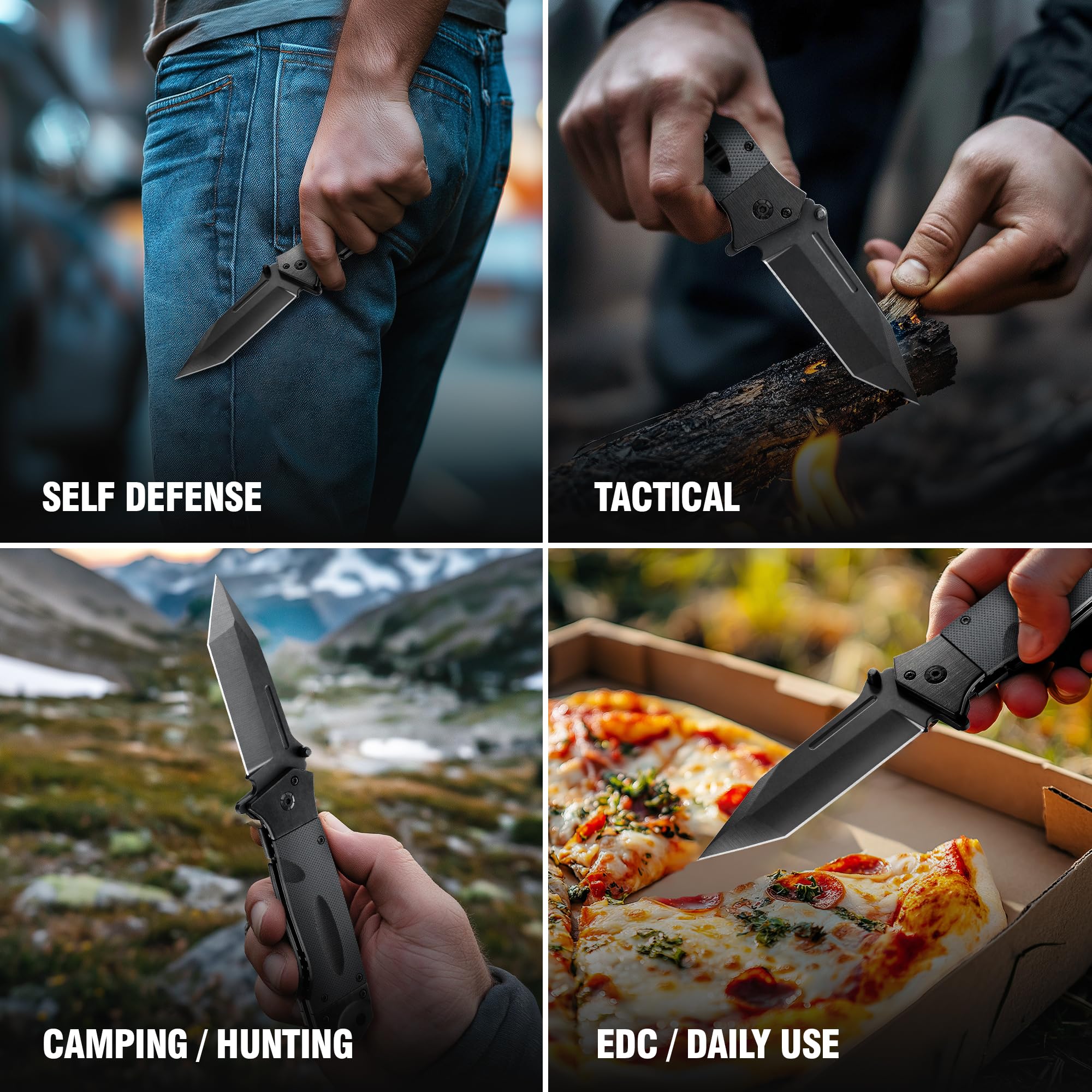 Grand Way home kitchen knife multi-use option for prep tasks.