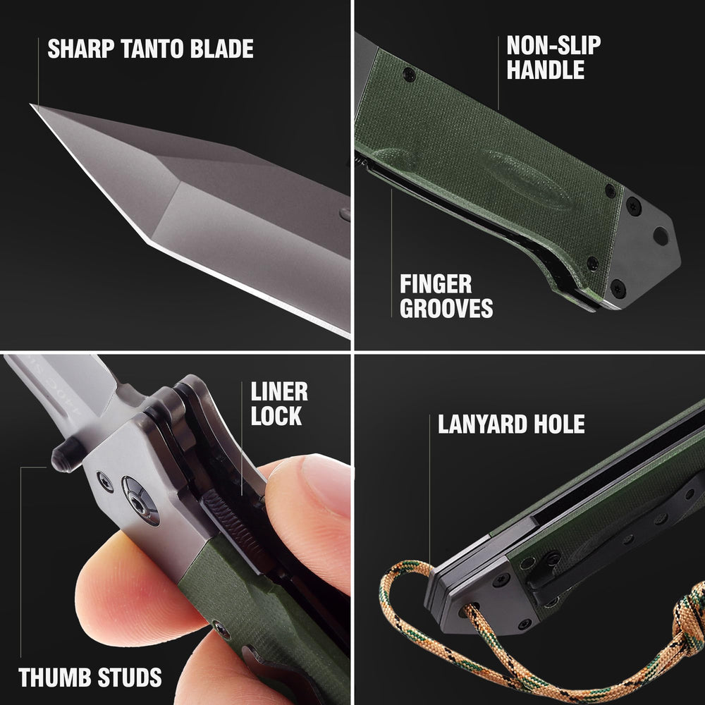 Grand Way tanto blade ready for hunting and outdoor chores.