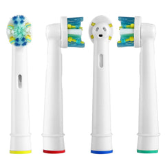 GRANDIOSI replacement brush heads for Oral-B Braun with floss action provide a thorough clean