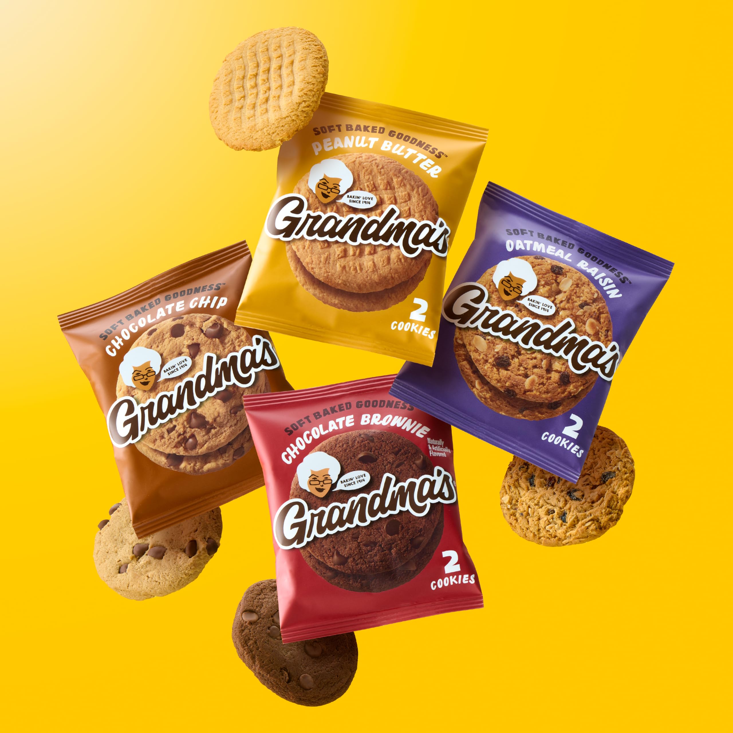 Grandma's Cookies big chocolate chip cookies classic bite for sharing.