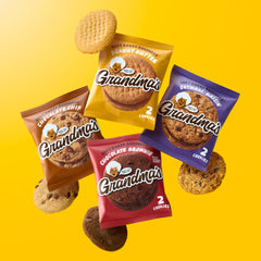 Grandma's Cookies big chocolate chip cookies classic bite for sharing.