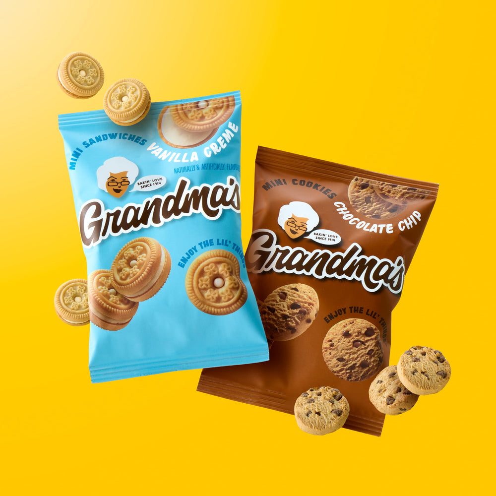 Grandma's Cookies big peanut butter cookies rich flavor as a quick treat.