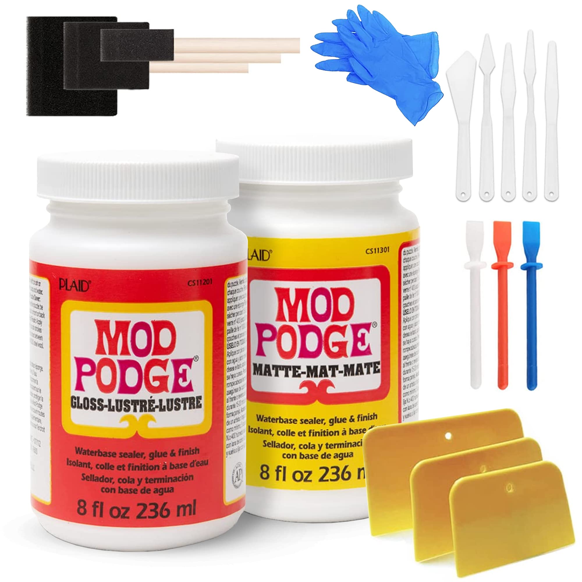 GrandProducts Mod Podge Gloss 8oz bottle for waterproof sealing and gloss finish