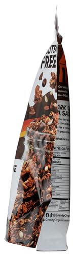 Grandy Organics granola ingredients emphasize organic oats and cocoa for clean snacking