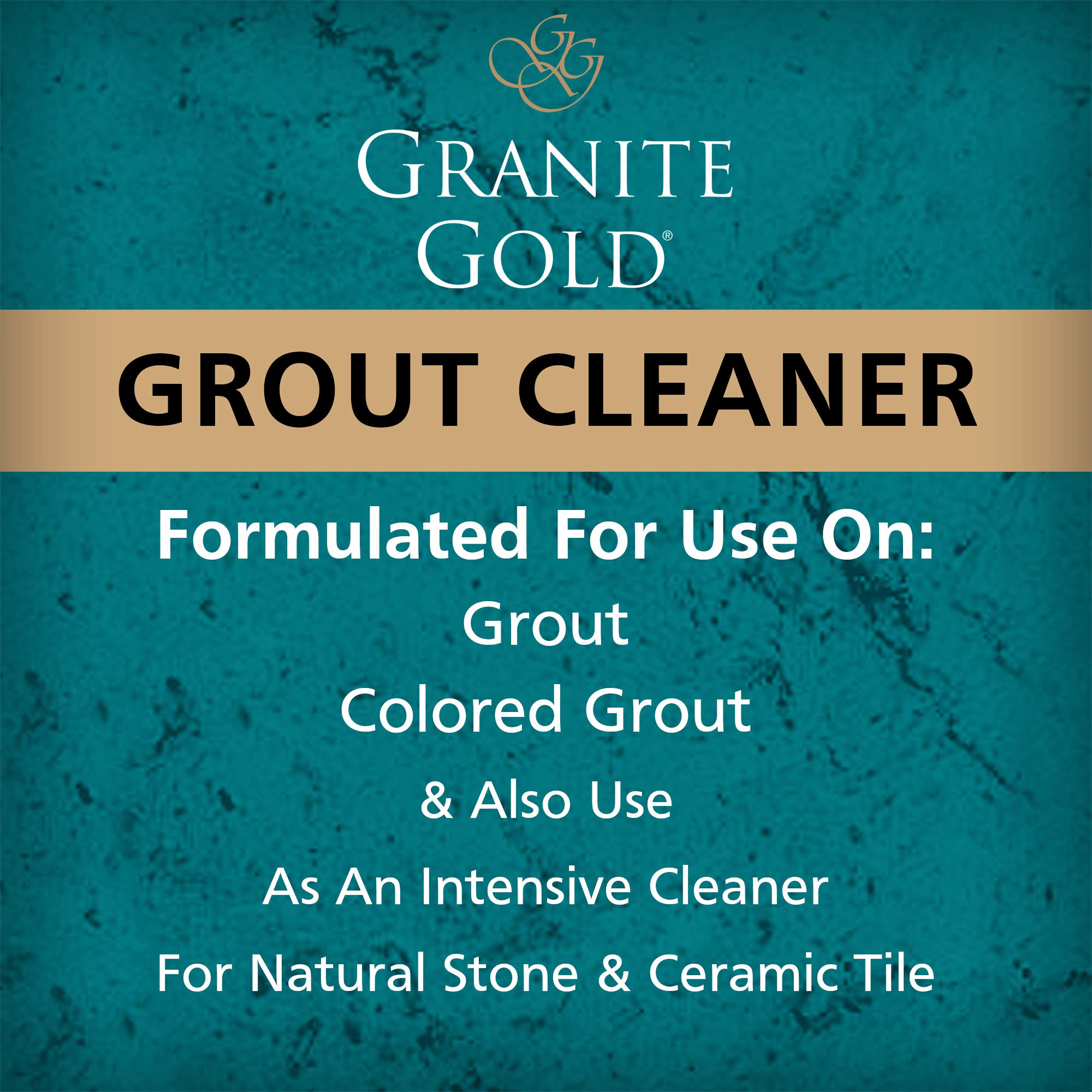 Granite Gold Grout Cleaner enables easy spray-and-wipe on ceramic and stone