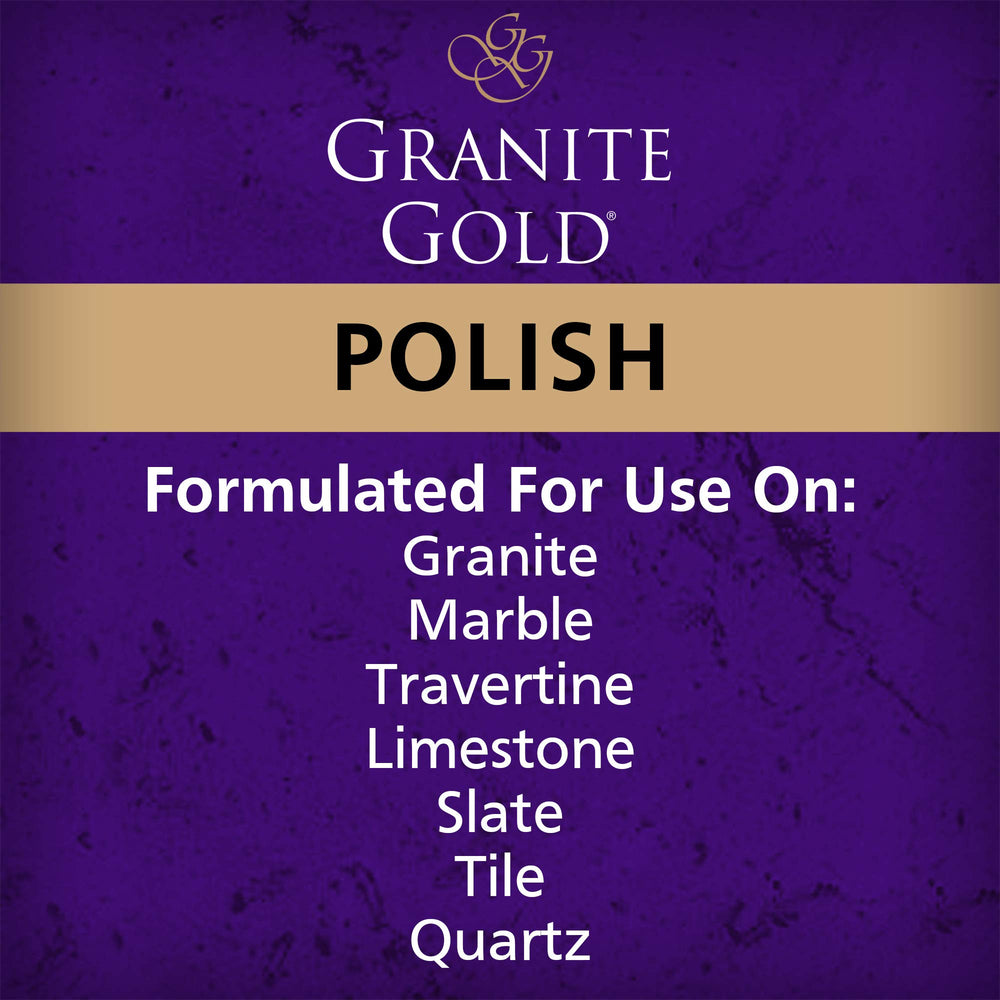 Granite Gold Polish USA-made brand symbolizing trusted stone care