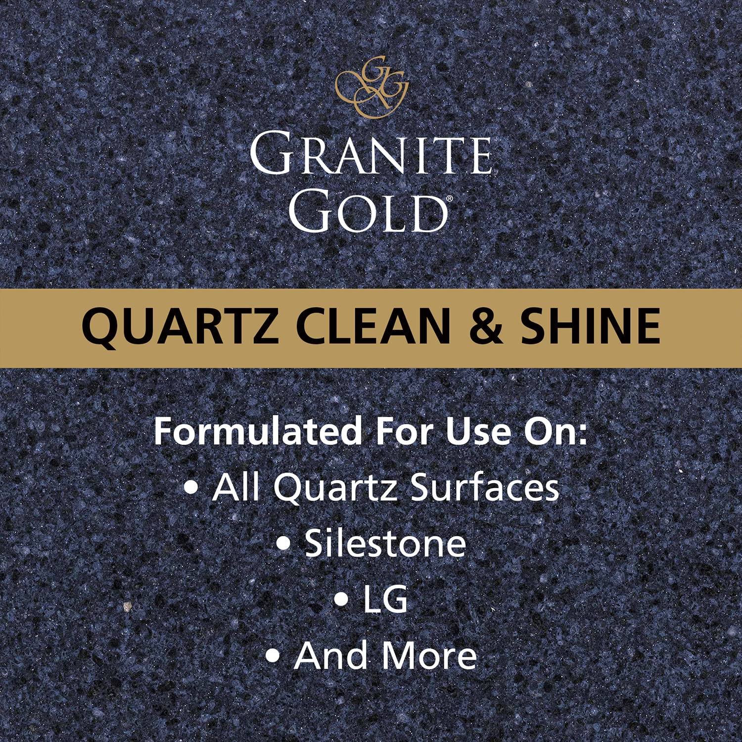 Granite Gold Quartz Clean & Shine proudly made in the USA
