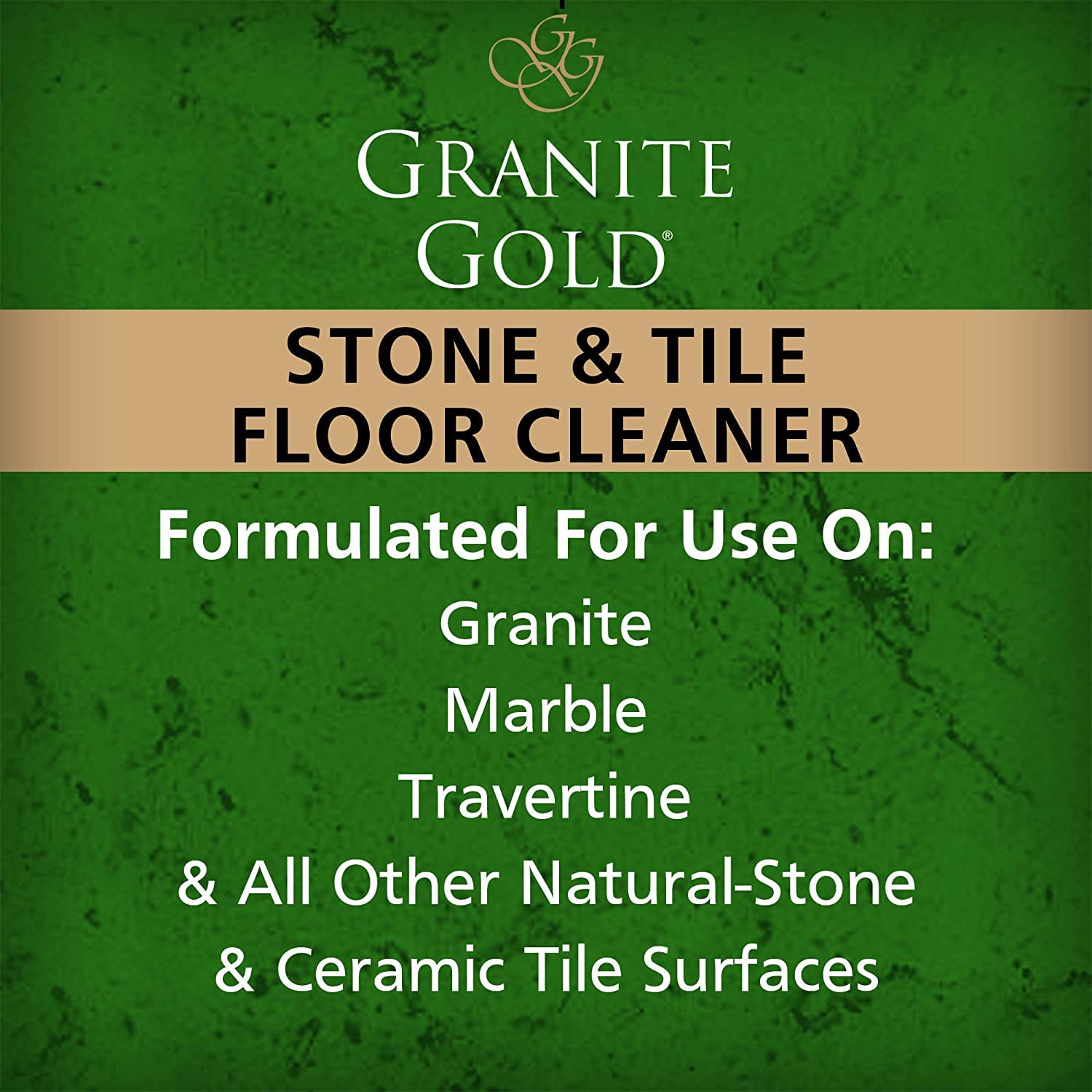 Floor gleam after using Granite Gold on travertine surfaces.