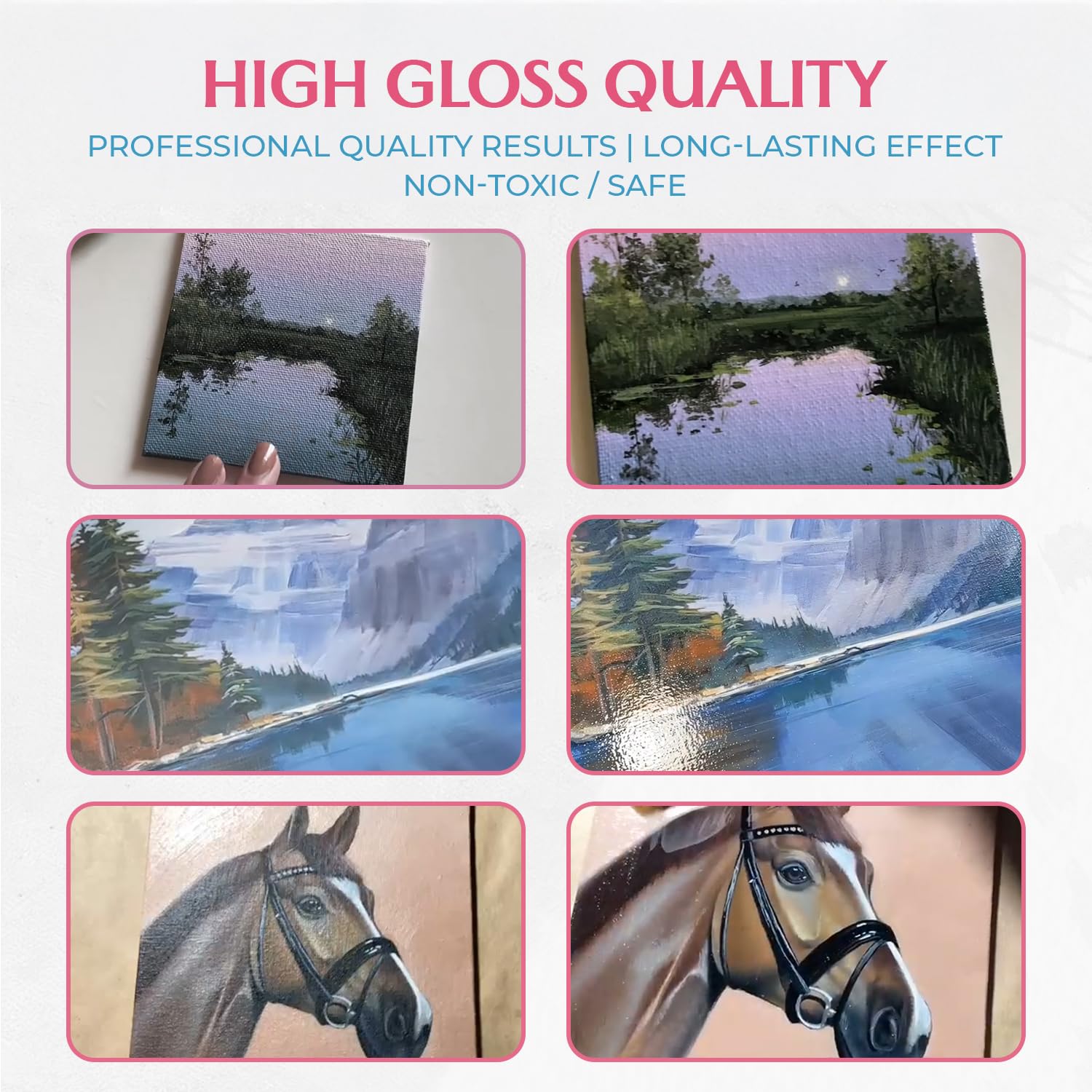 Granotone Clear Coat drying time shown as even, glassy gloss forms.