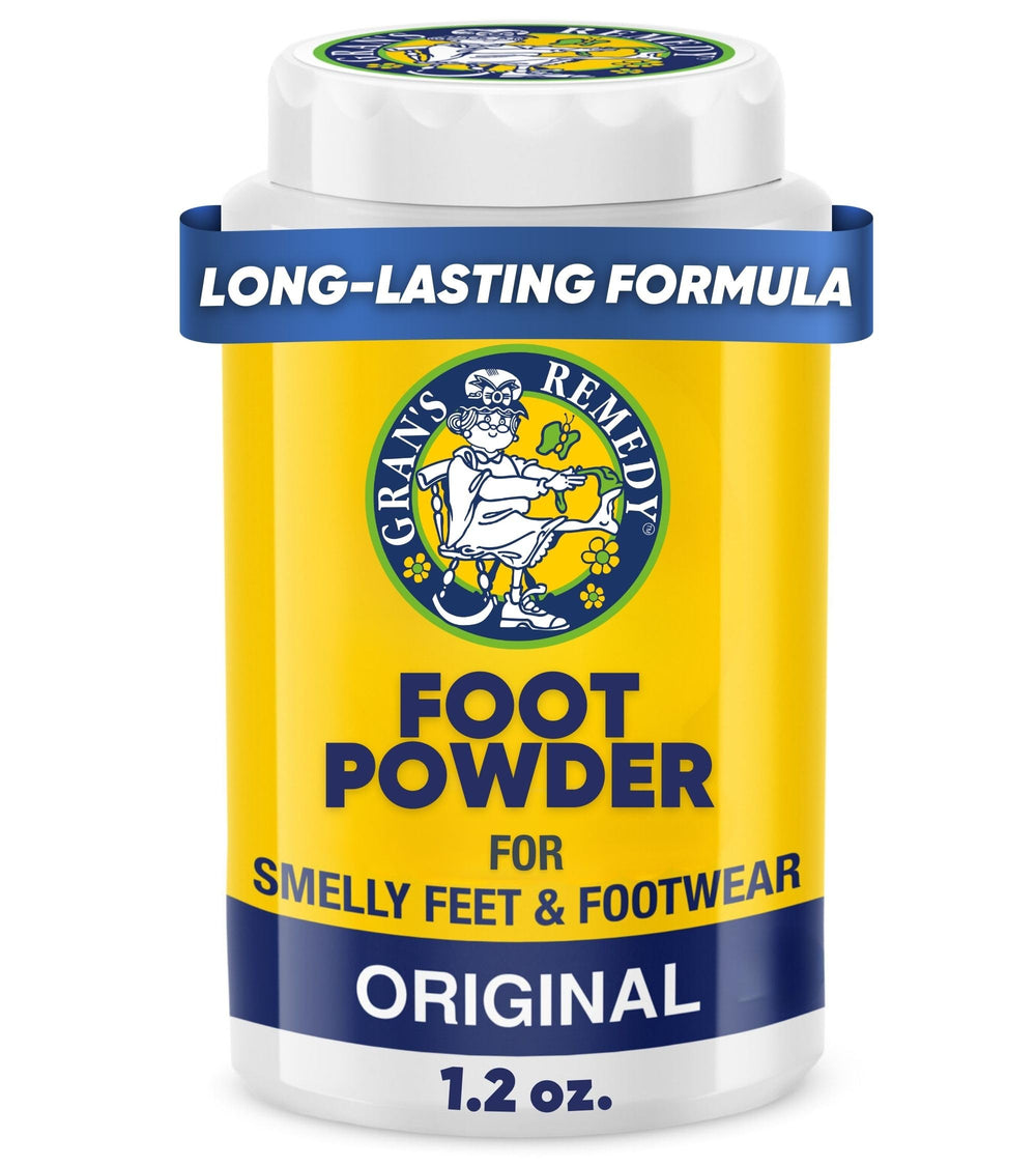 Gran's Remedy shoe deodorizer travel-size provides on-the-go odor control.