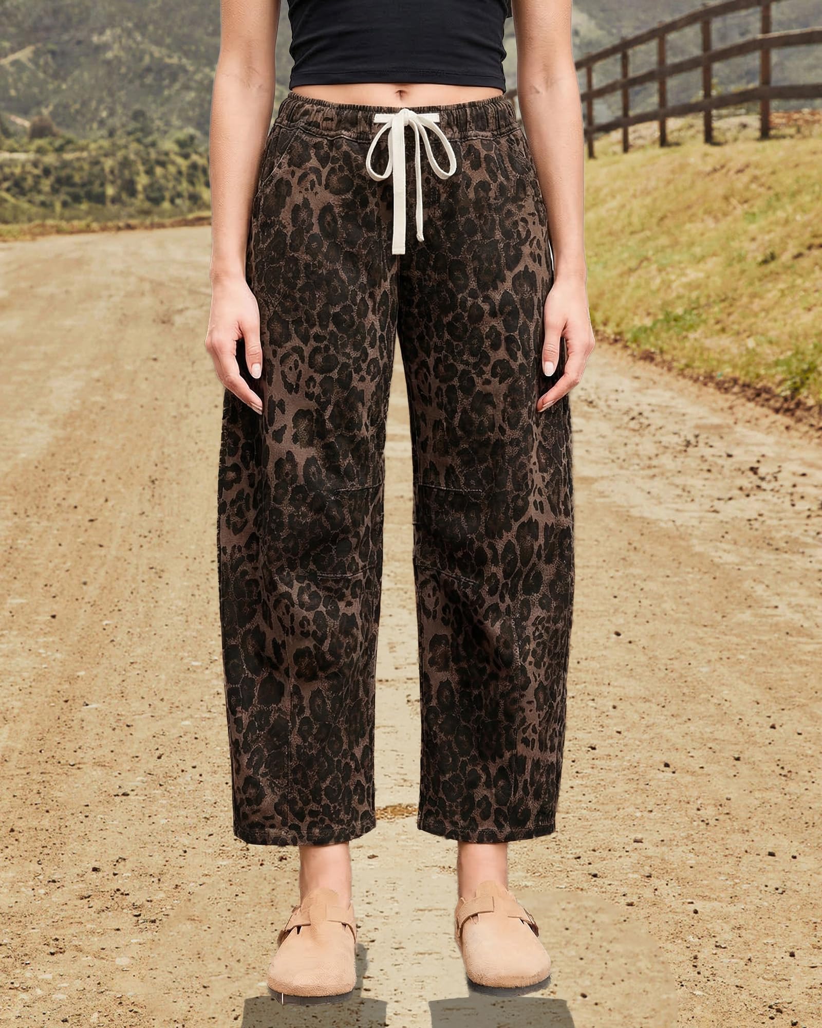 GRAPENT elastic waistband with adjustable drawstring for comfortable, customizable fit