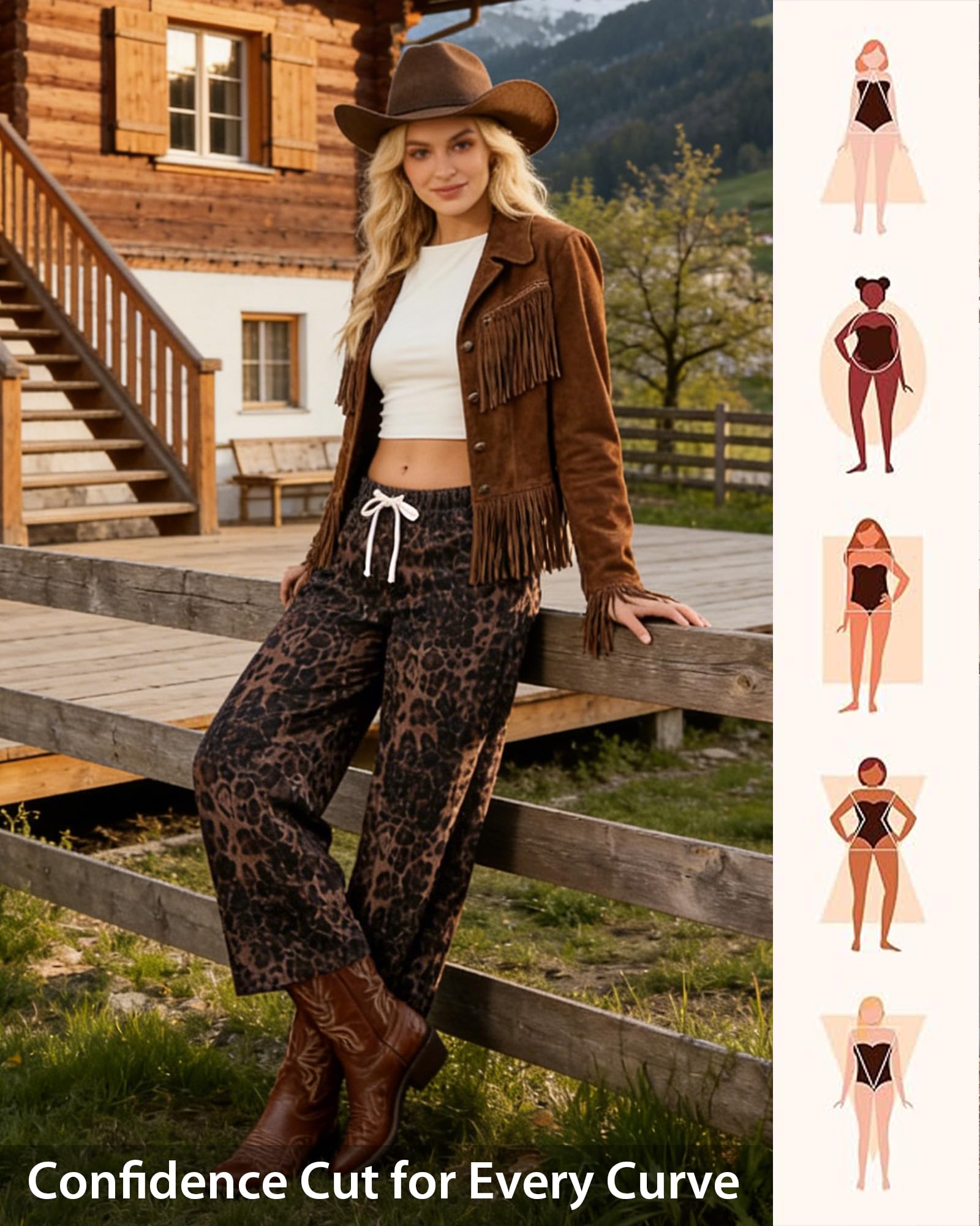 GRAPENT stretch denim barrel jeans allow flexible movement all day