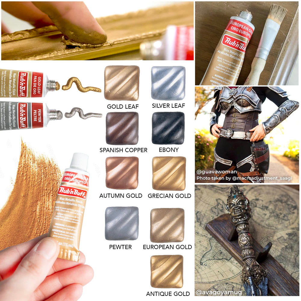GRAS Art Bundles Pixiss blending tools enable smooth metallic wax blending.