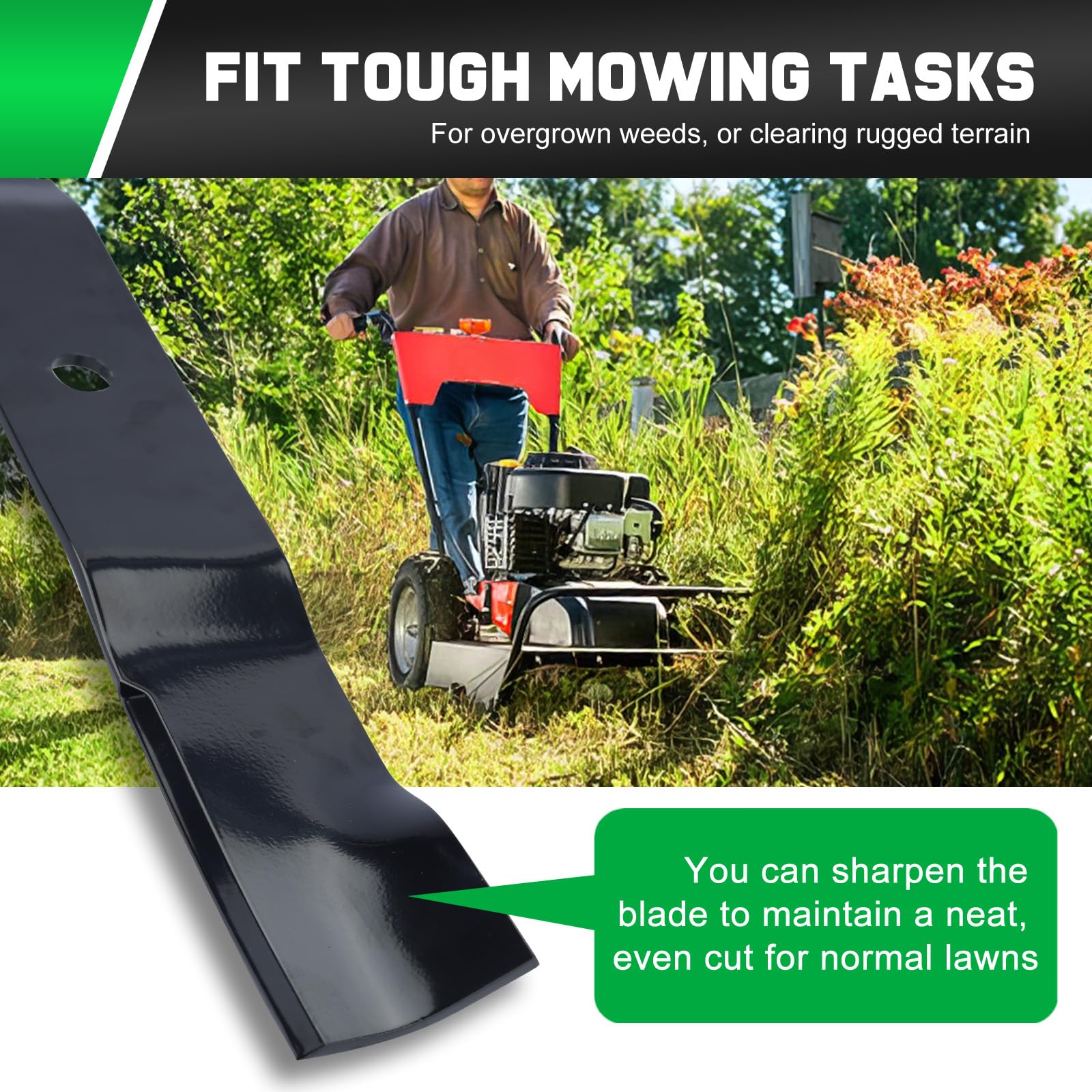 Grasscool Gravely ZXT 52 blades compatible with 52-inch decks