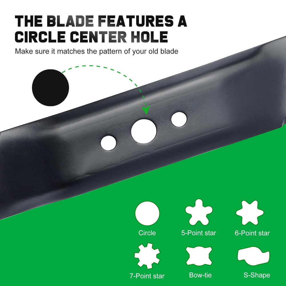 Grasscool replacement-blade notice advises installation tips and care.