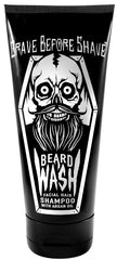 Grave Before Shave Beard Wash bottle pour for easy daily grooming.
