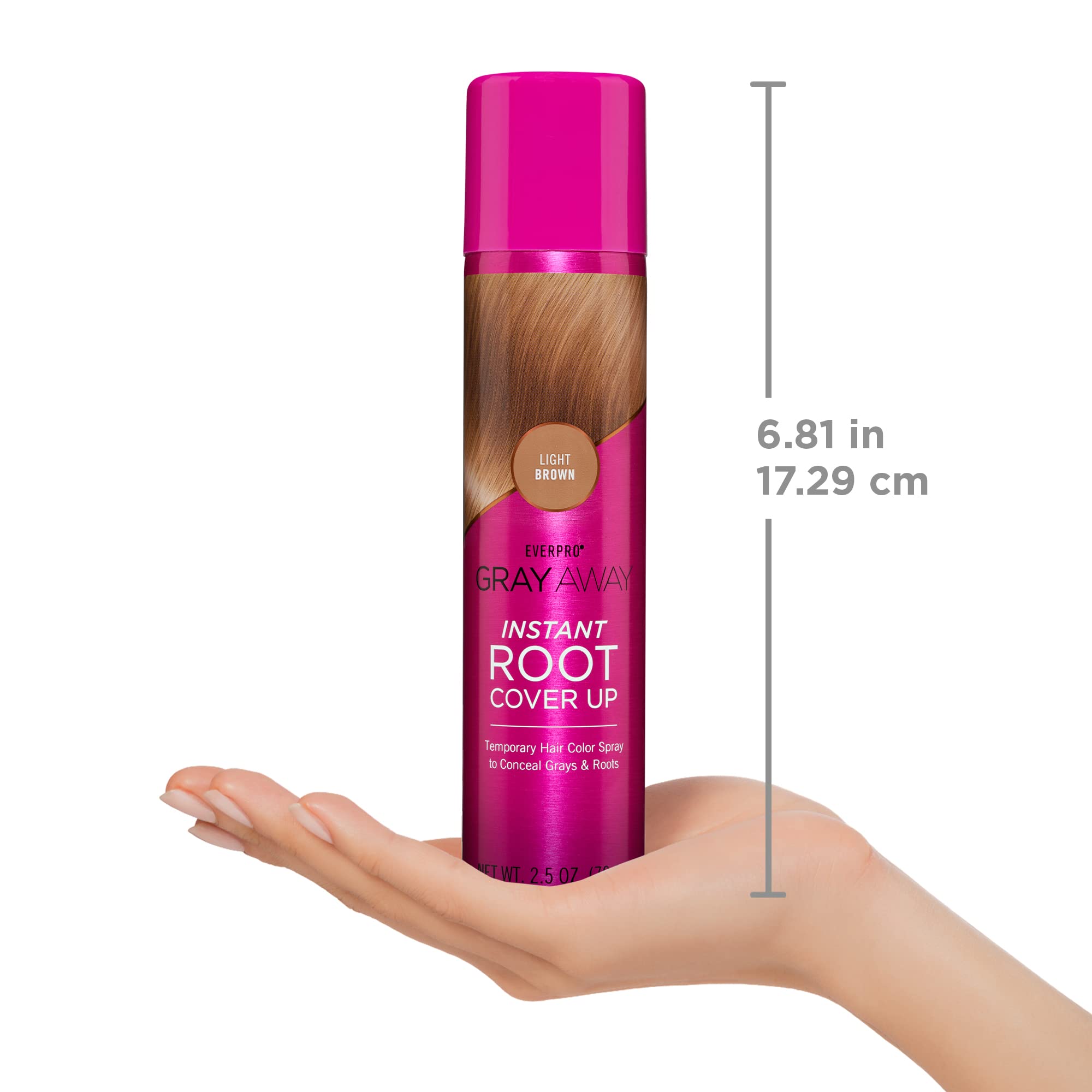 Gray Away EverPro provides 24-hour root coverage with water resistance.