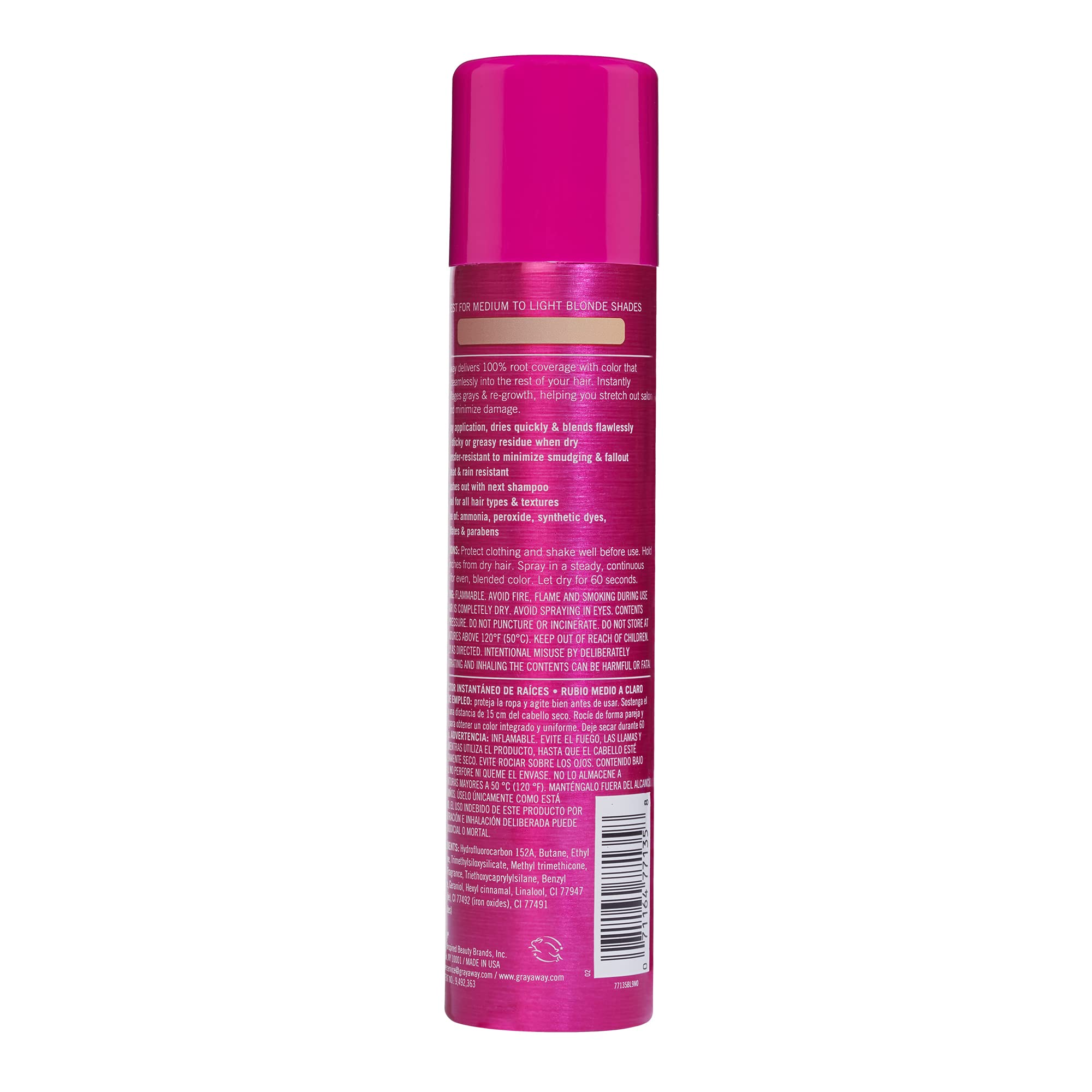 GRAY AWAY EverPro quick-dry formula dries in about 60 seconds.
