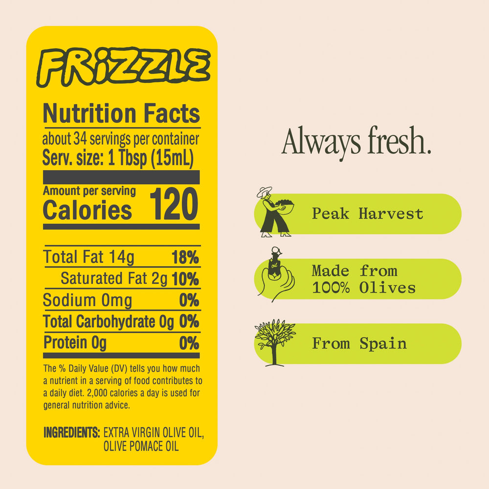 Graza Frizzle helps achieve crisp French fries with high smoke point.