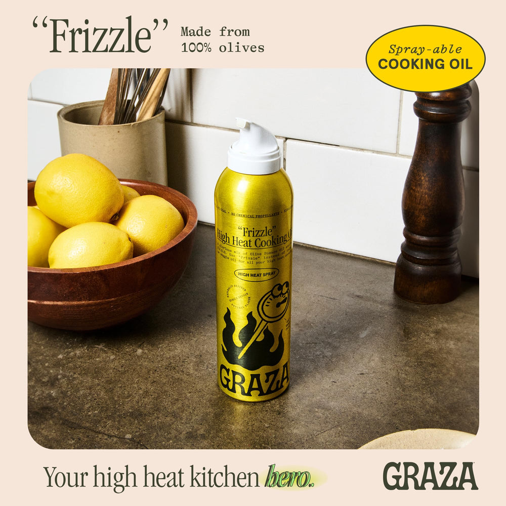 Graza Frizzle stir-fry use demonstrates quick, even coating on vegetables.