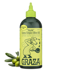 Graza Sizzle bottle pour, ideal for quick everyday cooking.