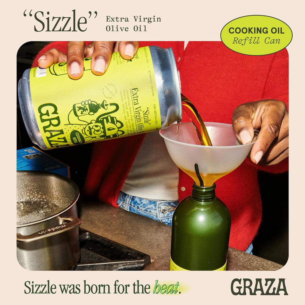 Graza Sizzle nitrogen-seal keeps oil fresher between uses