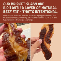 Grazly brisket slab buttery-edge and rich finish close-up.