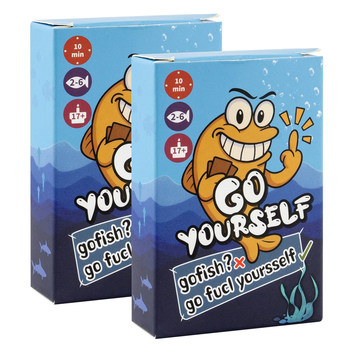 GRBeid Go Fucl Yourself adult-friendly deck of cards, a perfect icebreaker for lively game nights.