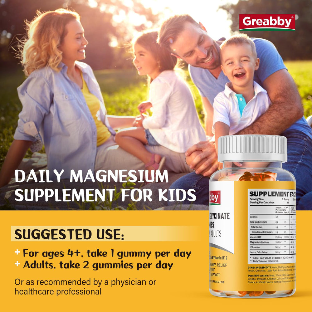 GREABBY gummies served to child, illustrating family-friendly use