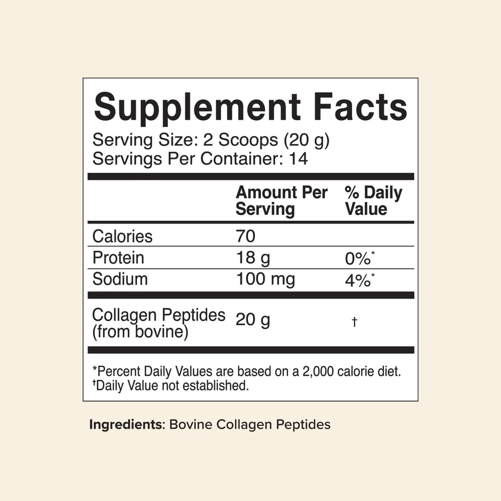 Great Lakes Wellness collagen peptides powder in tea cup, versatile daily use.