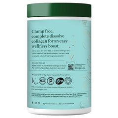 Great Lakes Wellness unflavored collagen powder with a neutral appearance