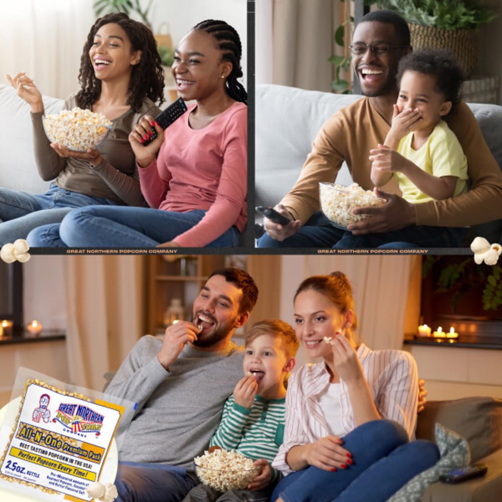 Great Northern easy-pour packs reduce mess during quick snacking.