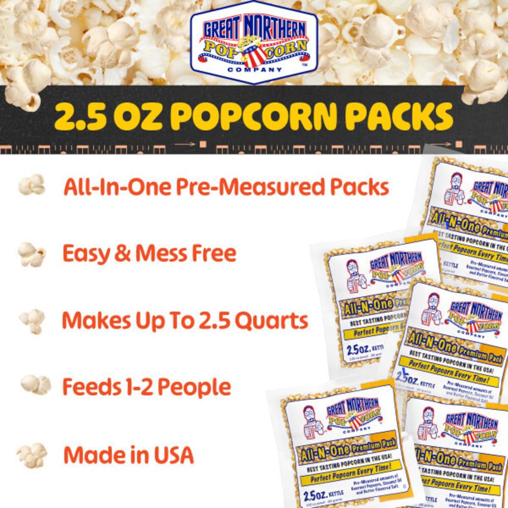 Great Northern 2.5oz packs yield about 2.5 quarts, perfect for sharing.