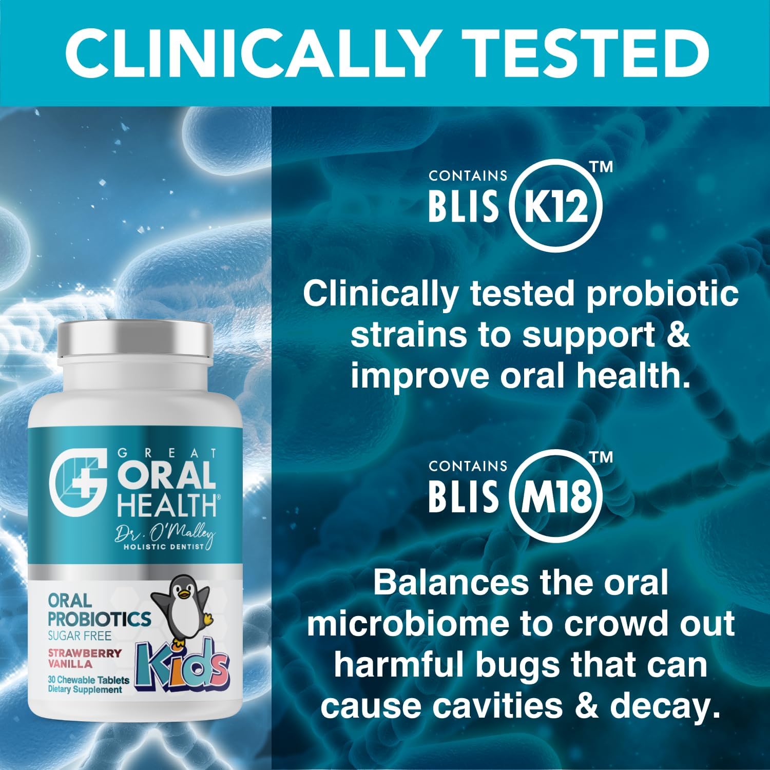 Great Oral Health US-made packaging emphasizes quality and safety.