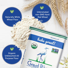 Great River Milling Lily White Flour sifted powder ready for cookies and breads