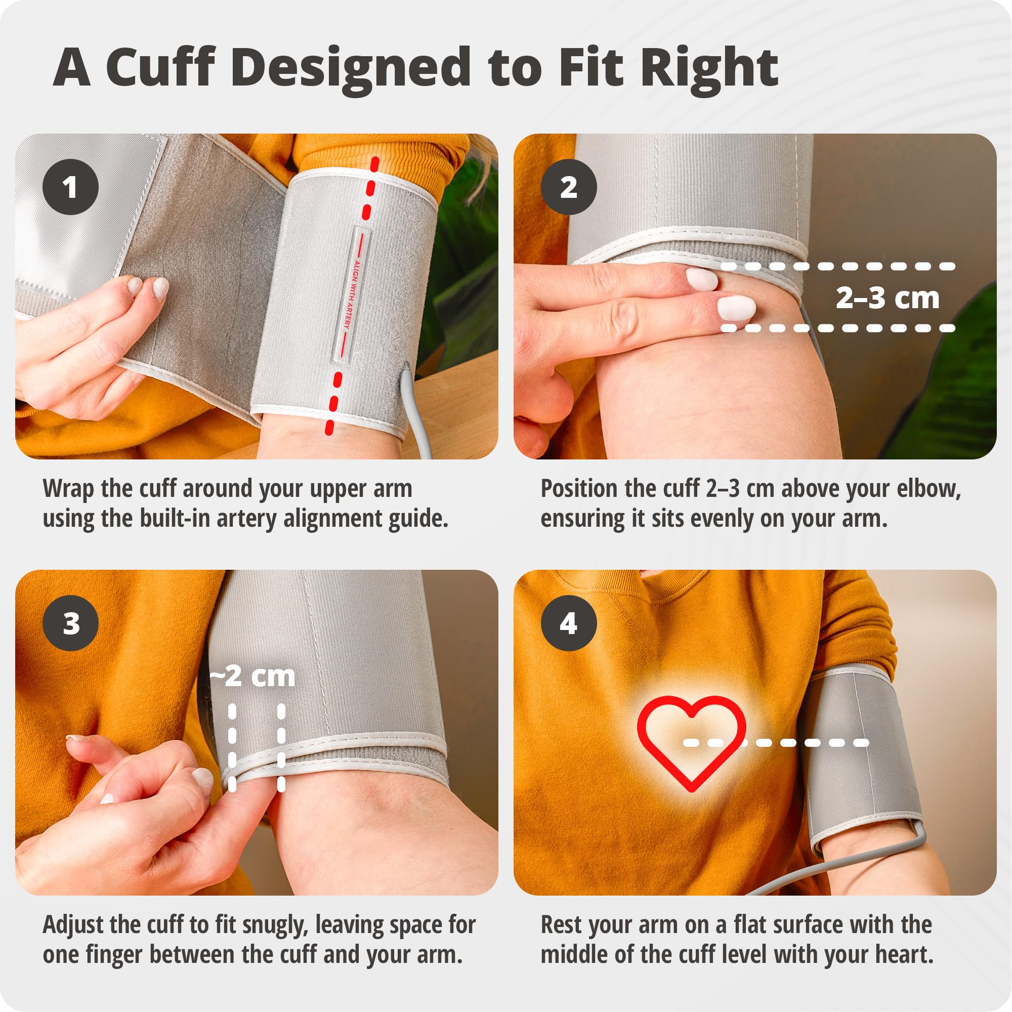 Greater Goods one-button operation for quick, stress-free measurements