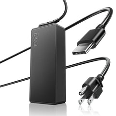 GreBed 100W GaN USB-C charger front view, compact travel power for laptops.