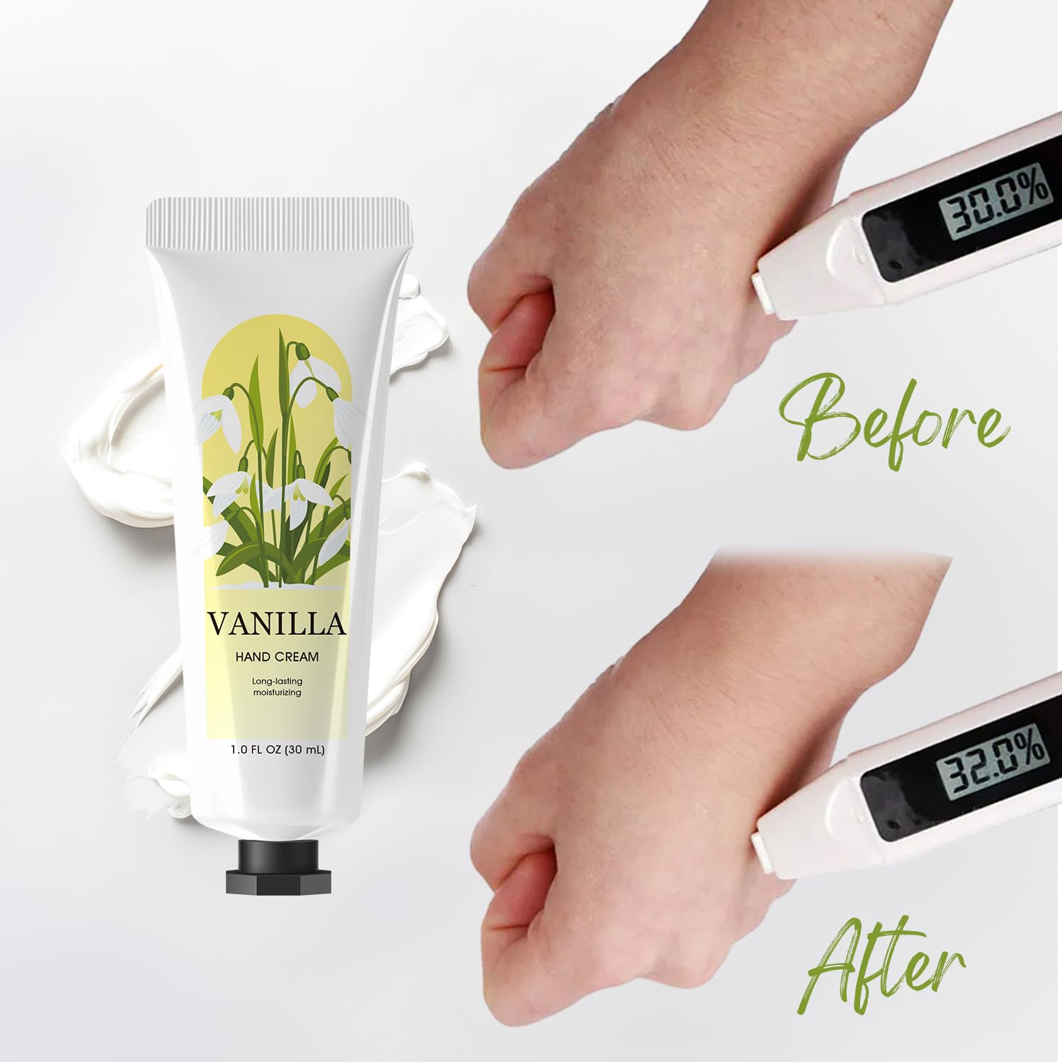 Green Canyon Spa travel-size hand lotion tubes ideal for on-the-go touch-ups.