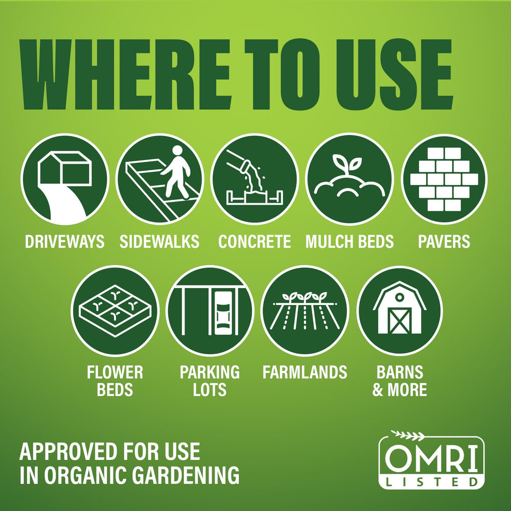 Green Gobbler Total Control organic-approved logo signals OMRI listing for organic use.